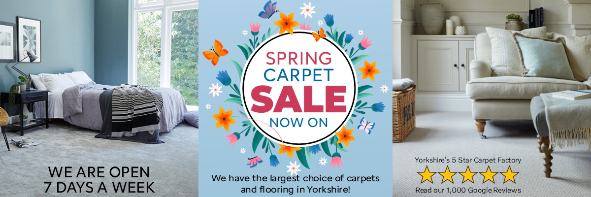 Spring Sale banner Spring Carpet Sale